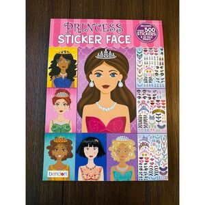 Bendon Princess Sticker Face Activity Book Over 500 Stickers 32 Pages Kids Toy